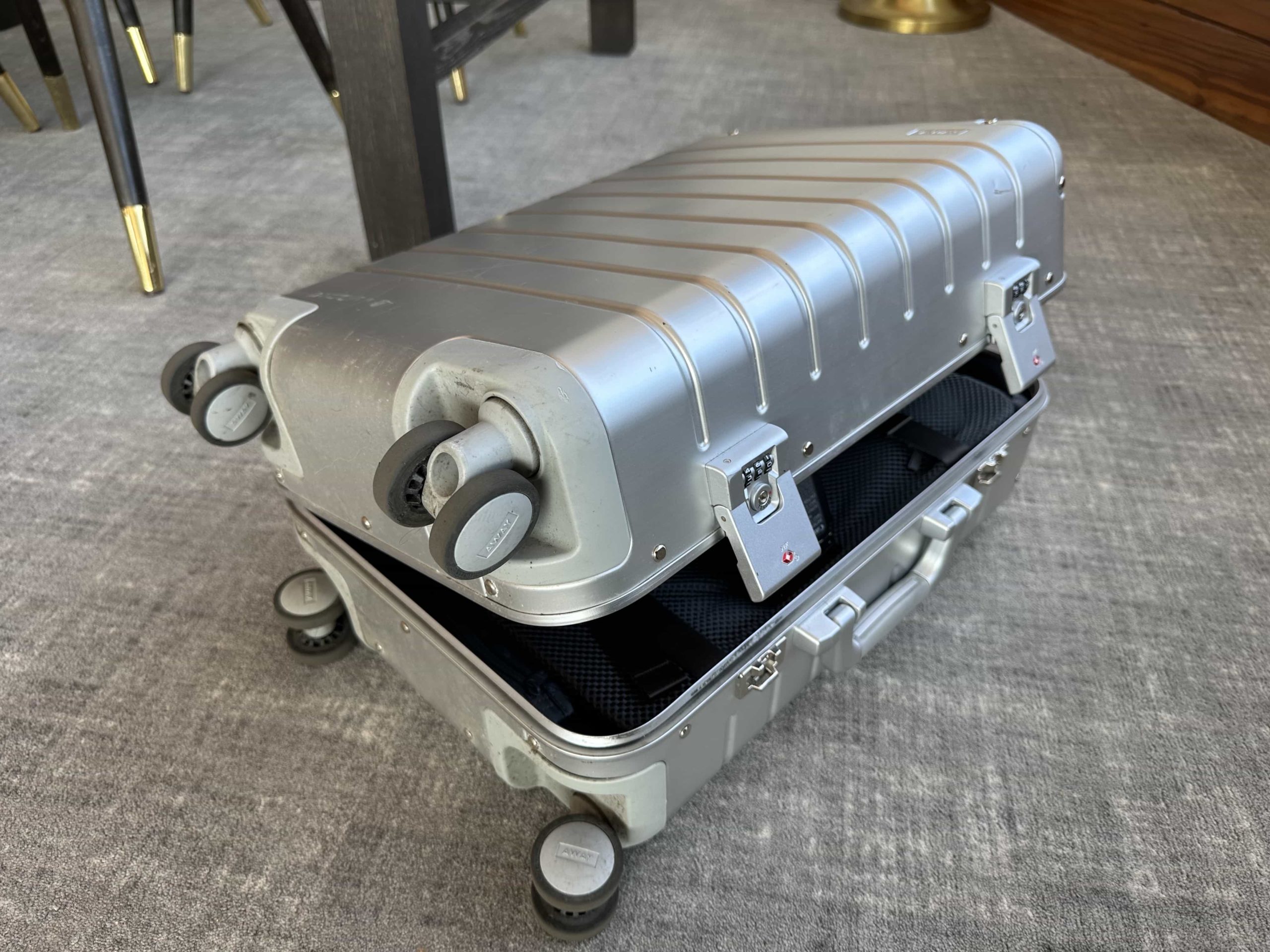 Away metal suitcase online